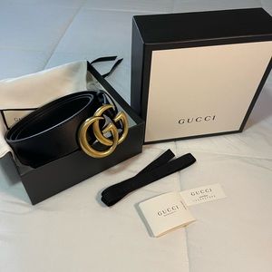 Gucci GG Marmont Leather Belt